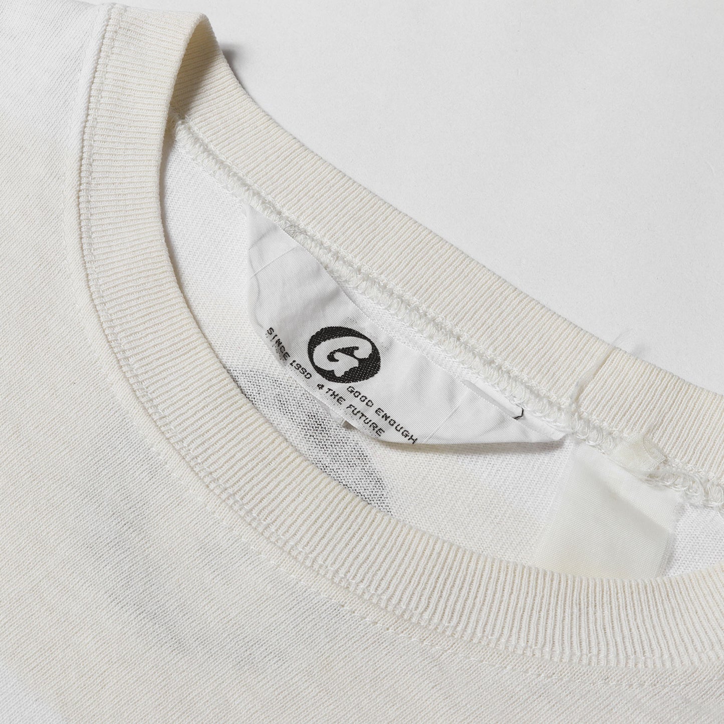 90s サークルGロゴ ボーダー ロングスリーブ Tシャツ
