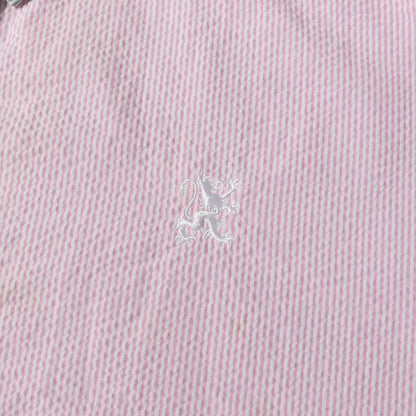 00s クレイジーカラー シアサッカー ストライプ ボタンダウンシャツ