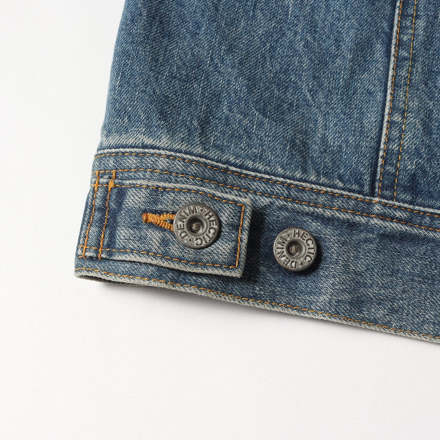 00s スウェットフード付き フルジップ デニムジャケット