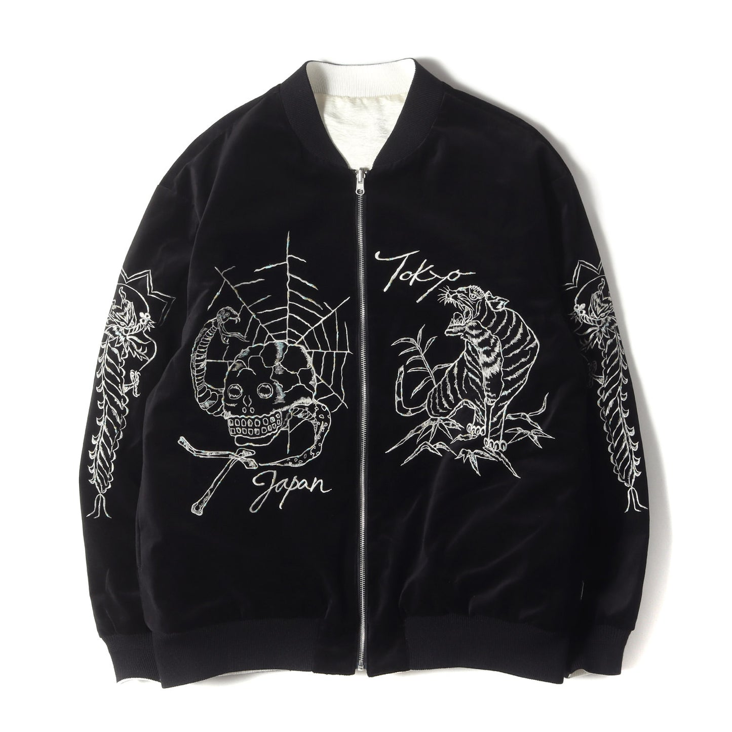 25AW スカル&タイガー リバーシブル 別珍 スカジャン / スーベニアジャケット(SOUVENIR JACKET)