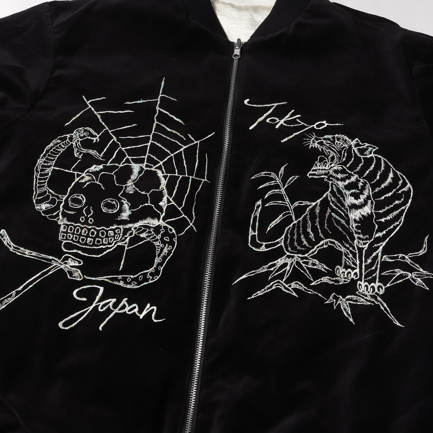 25AW スカル&タイガー リバーシブル 別珍 スカジャン / スーベニアジャケット(SOUVENIR JACKET)