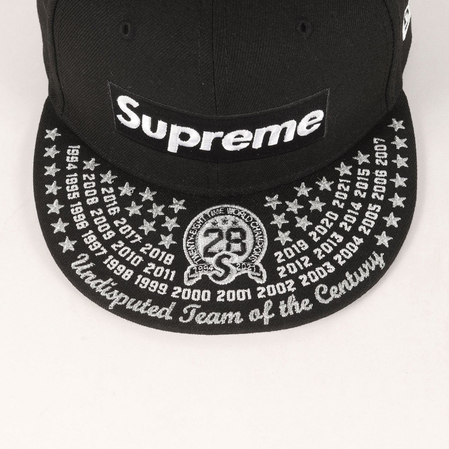 21AW ×NEW ERA BOXロゴ ベースボールキャップ(Undisputed Box Logo New Era)