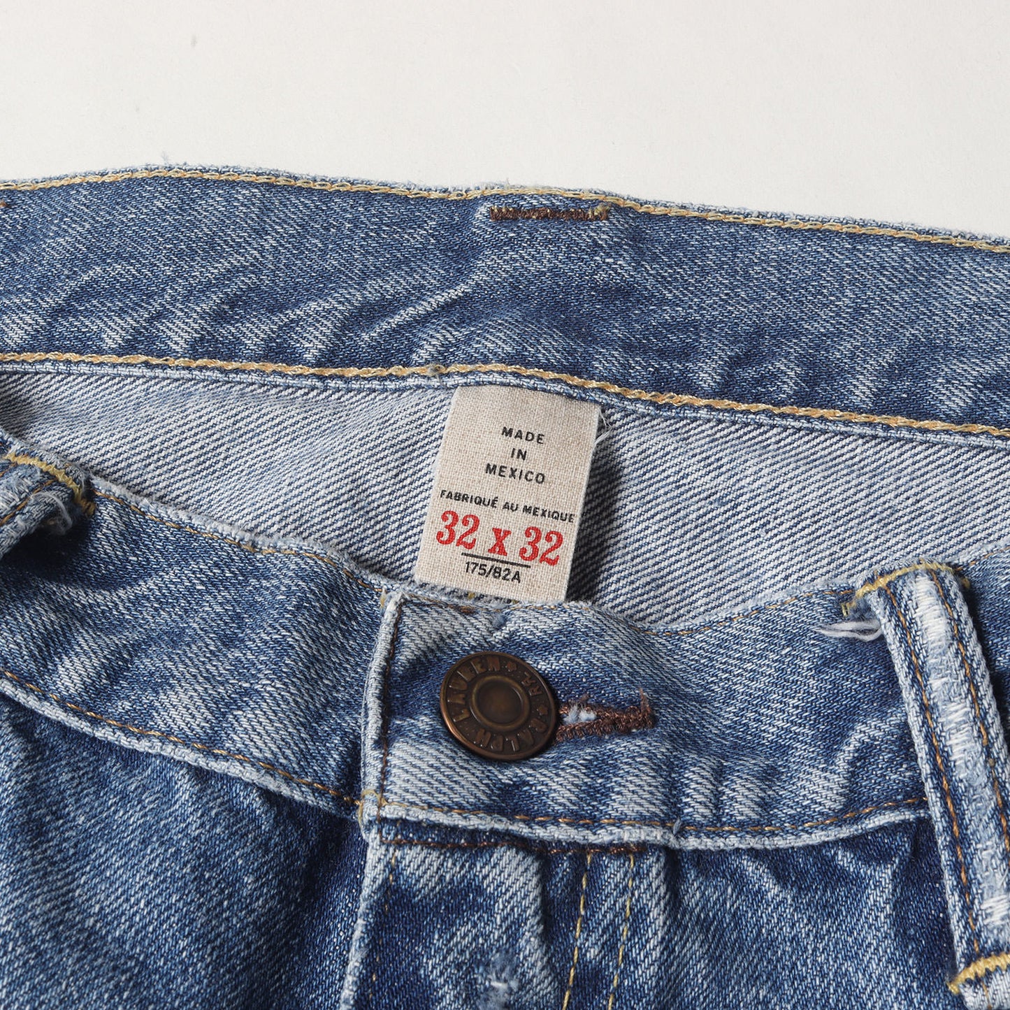 ダメージ加工 スリムナロー ジッパーフライ デニムパンツ (UNION STANDARD DENIM ZIP FLY SLIM NARROW)