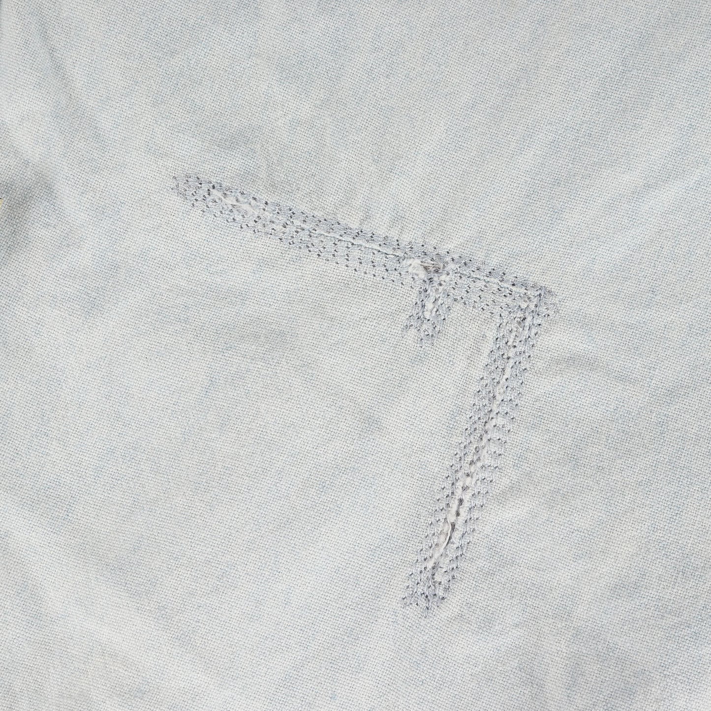 [三ツ星タグ] 90s ガチャポケット シャンブレー ボタンシャツ