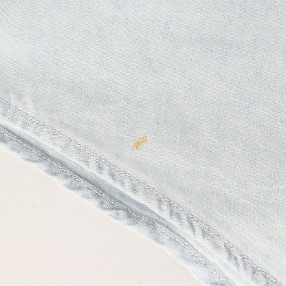 [三ツ星タグ] 90s ガチャポケット シャンブレー ボタンシャツ