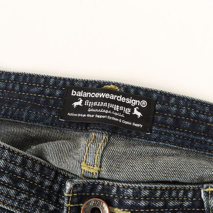 ×Advantage Cycle 復刻モデル センチネル ストレッチ クロップド デニムパンツ