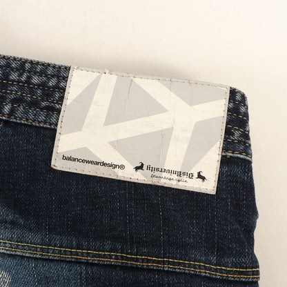 ×Advantage Cycle 復刻モデル センチネル ストレッチ クロップド デニムパンツ