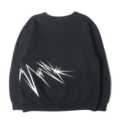 00s グラフィックプリント クルーネック スウェット