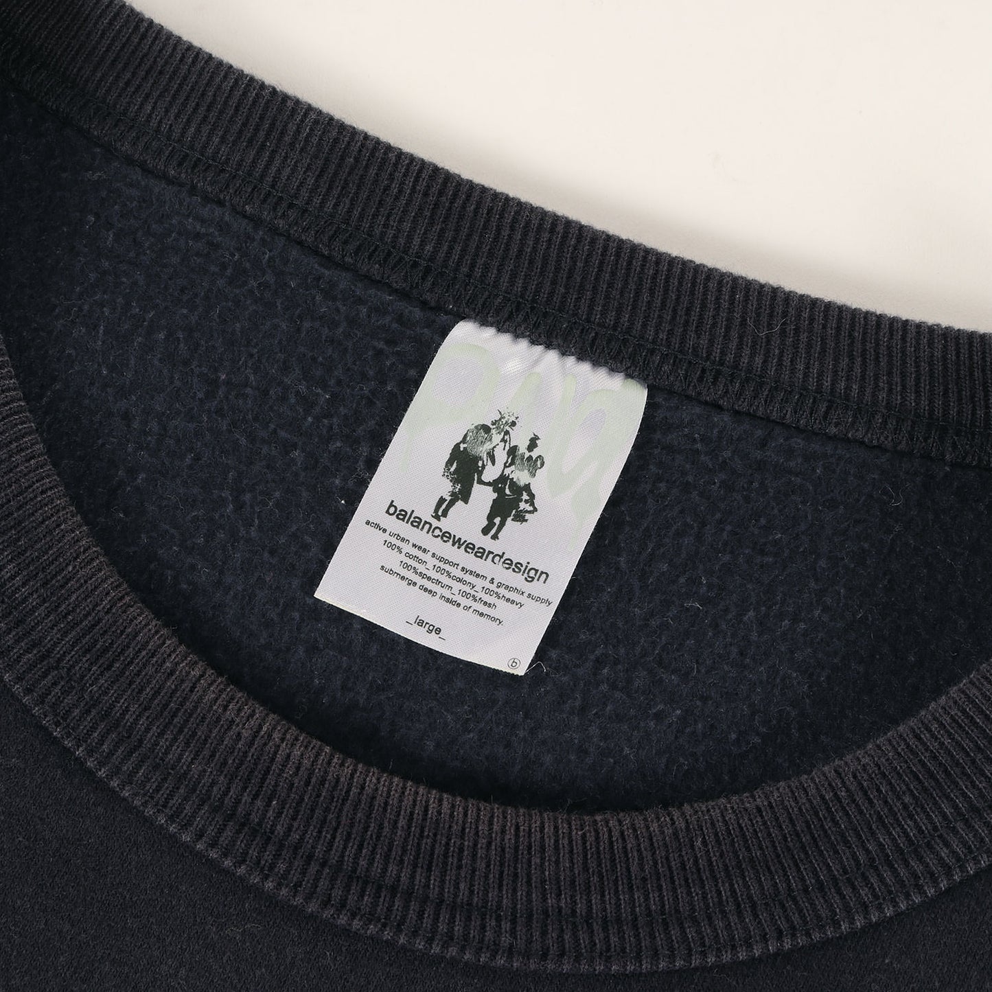 00s グラフィックプリント クルーネック スウェット