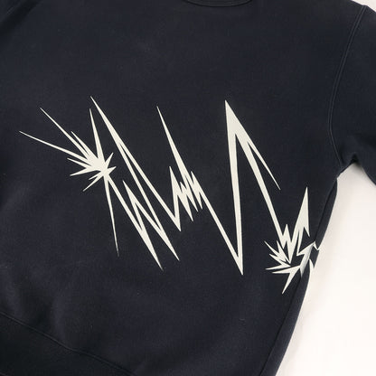 00s グラフィックプリント クルーネック スウェット