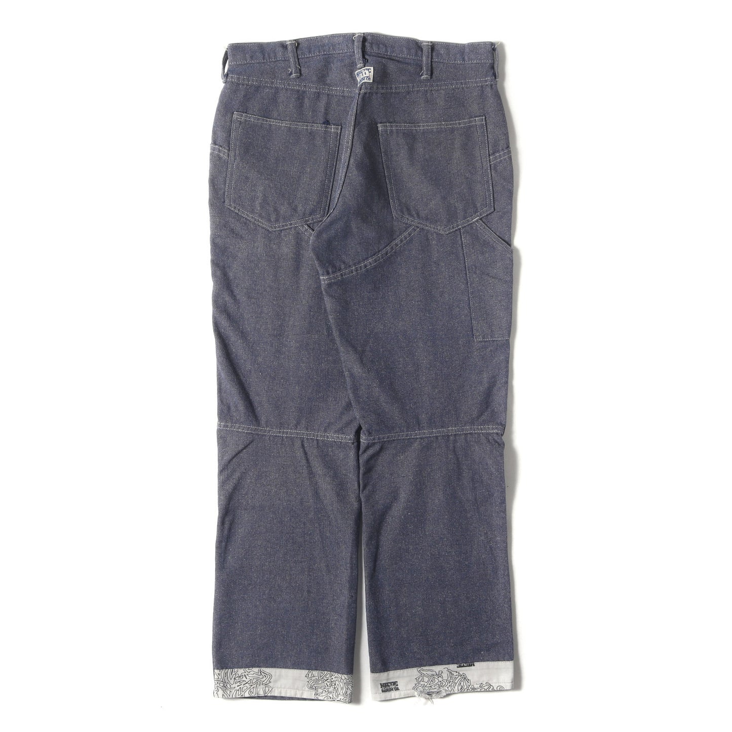 00s 立体裁断 3D キャンバス デニムパンツ