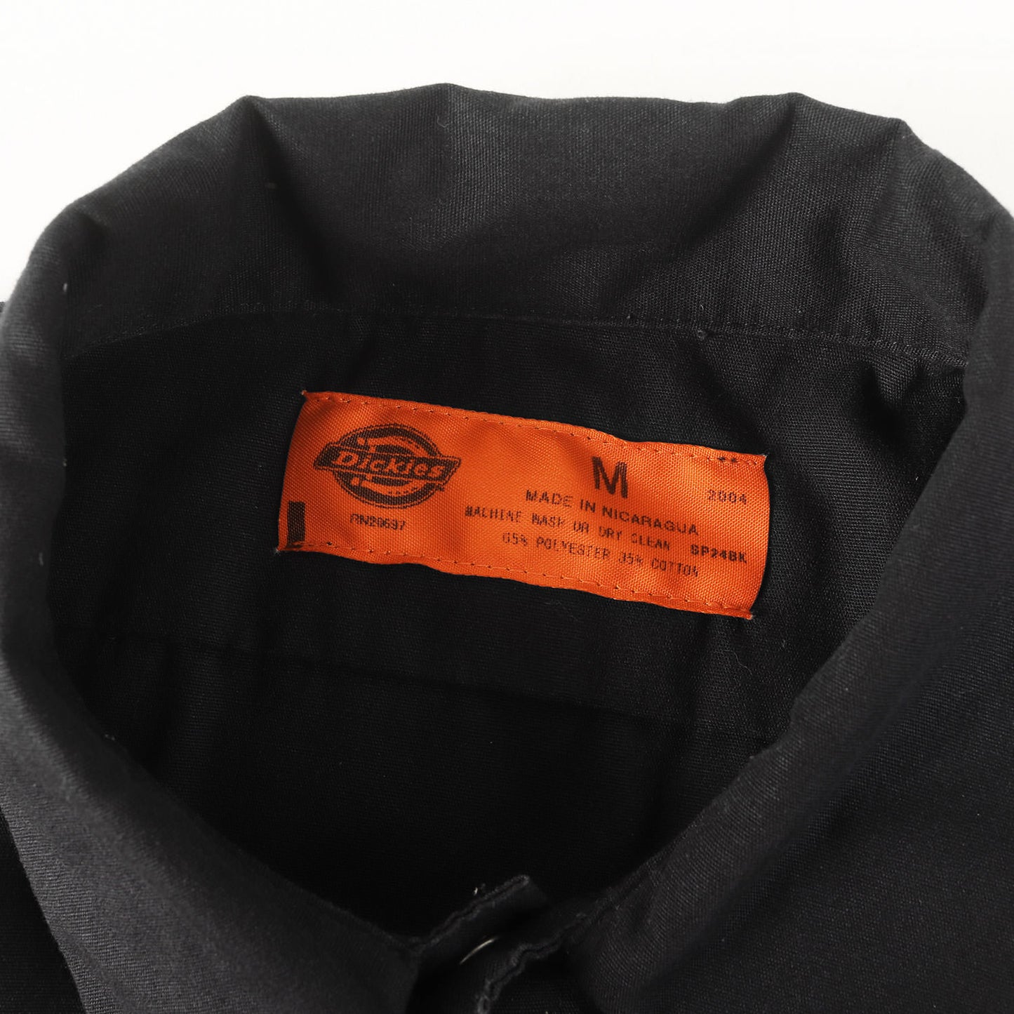 00s Dickiesボディ ロゴプリント ワーク 半袖シャツ