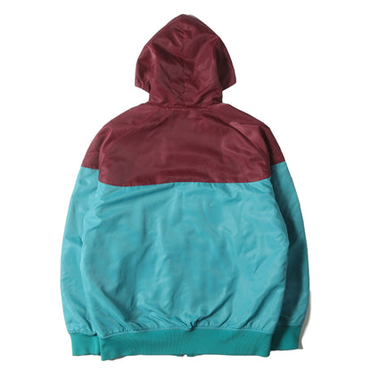 00s 2トーン 裏地フリース ナイロン ジップ ジャケット