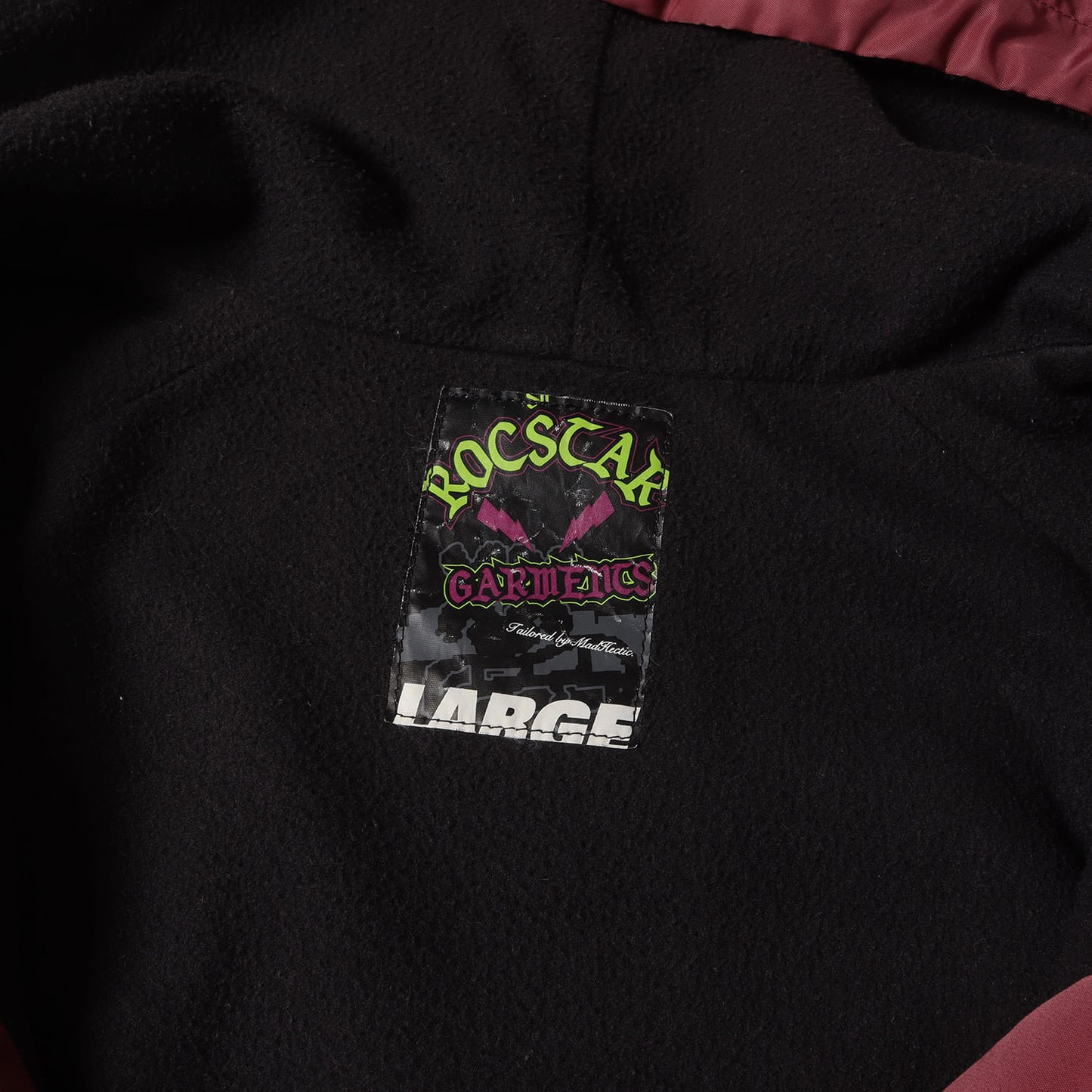 00s 2トーン 裏地フリース ナイロン ジップ ジャケット