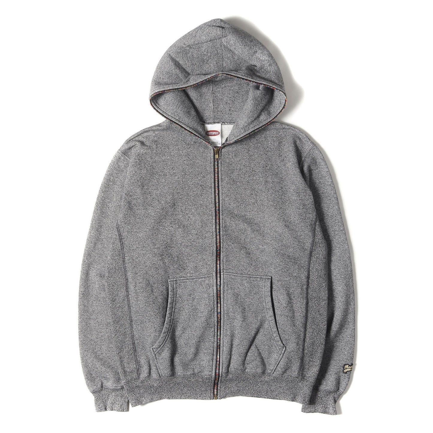 00s レインボージップ 霜降り スウェットパーカー