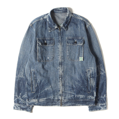 00s タイプシリーズ ヴィンテージ加工 デニム ワークジャケット