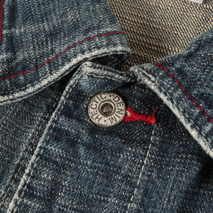 00s タイプシリーズ ヴィンテージ加工 スラブ デニムジャケット