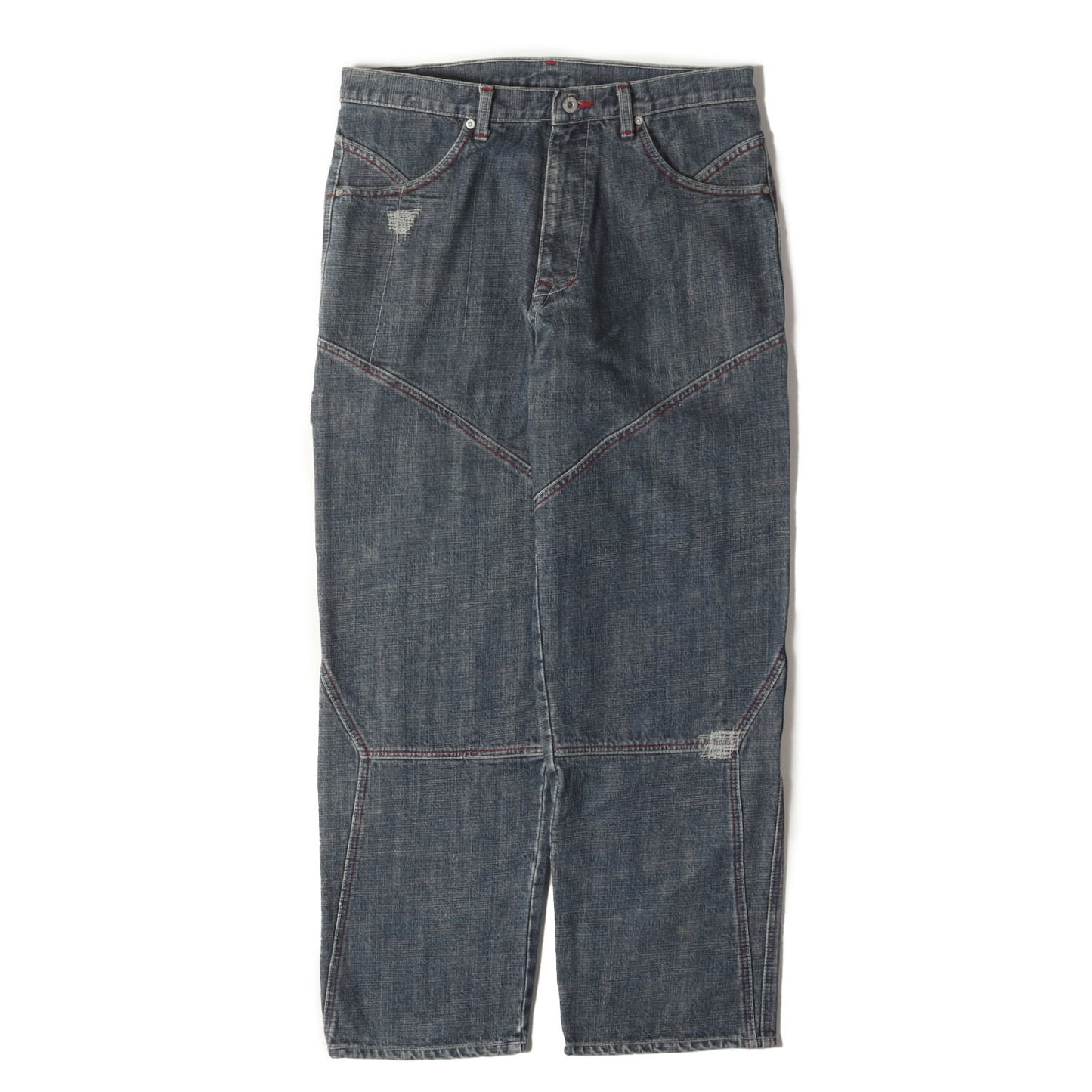 00s タイプシリーズ 立体裁断 リペア加工 ペインター デニムパンツ