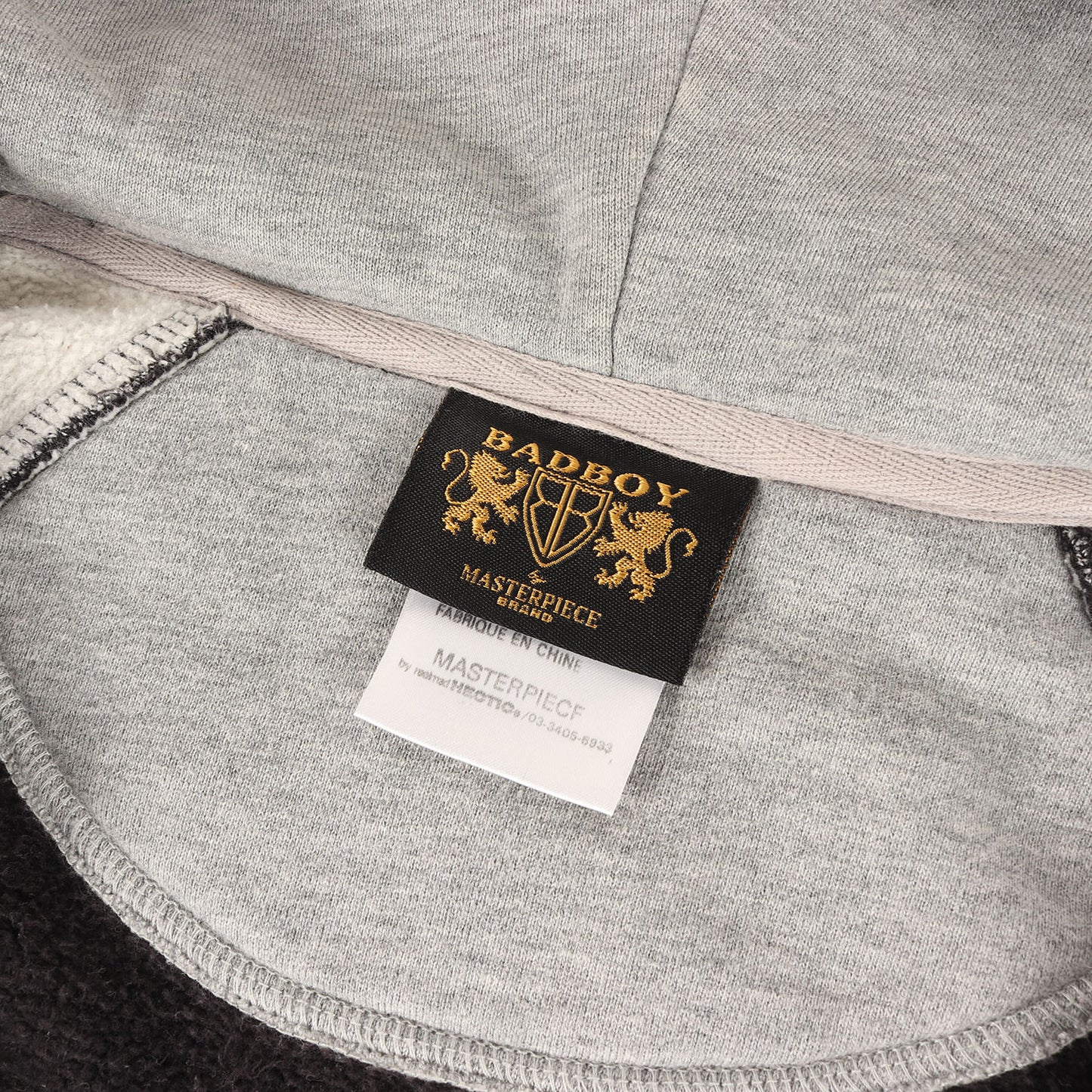 00s BADBOY アクリリック フルジップ スウェットパーカー