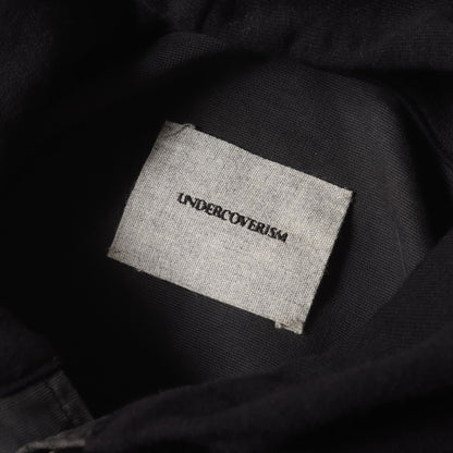 UNDERCOVERISM 袖レザー フード付き 3rd トラッカージャケット