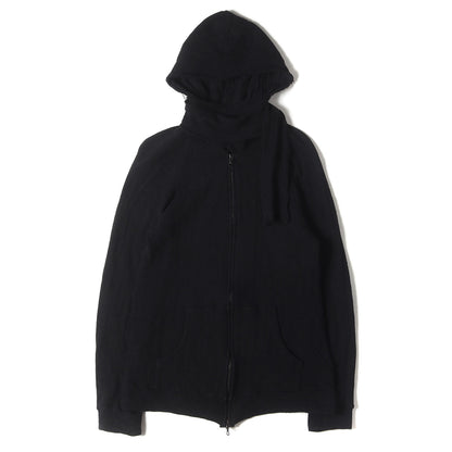 06AW GURUGURU期 ストール付き フルジップ ニット パーカー