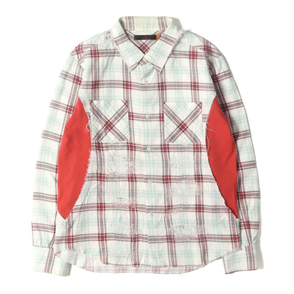 05SS but beautiful II期 ダメージリペア加工 カスタム チェック ネルシャツ