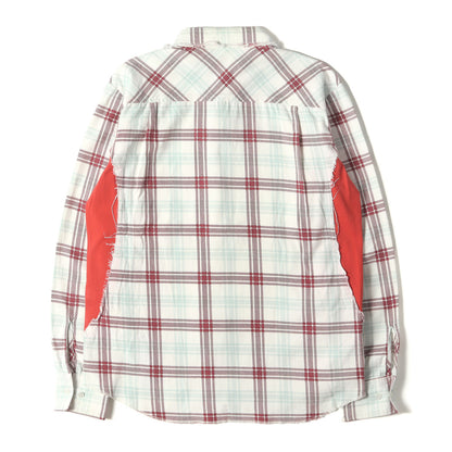 05SS but beautiful II期 ダメージリペア加工 カスタム チェック ネルシャツ