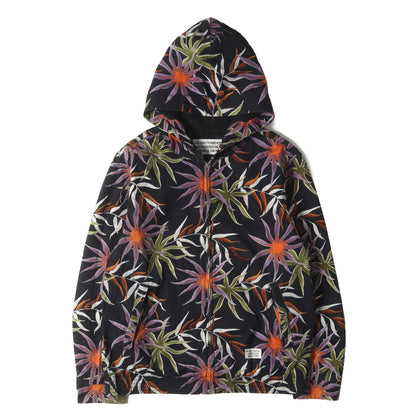 フラワー柄 コットン ビーチジャケット(PRINTED FLOWER BEACH JACKET)