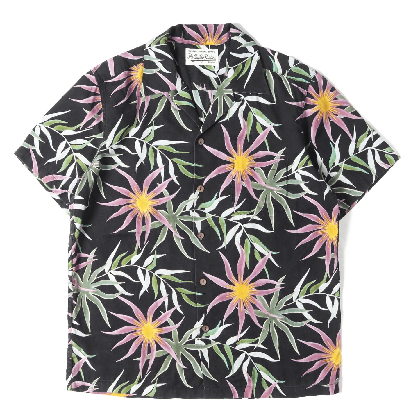 フローラル柄 ハワイアンシャツ / アロハシャツ(FLORAL HAWAIIAN SHIRT)