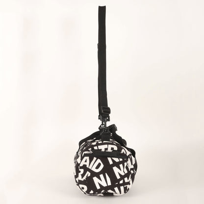 00s ブランドロゴ柄 スウェット ドラムバッグ / ショルダーバッグ