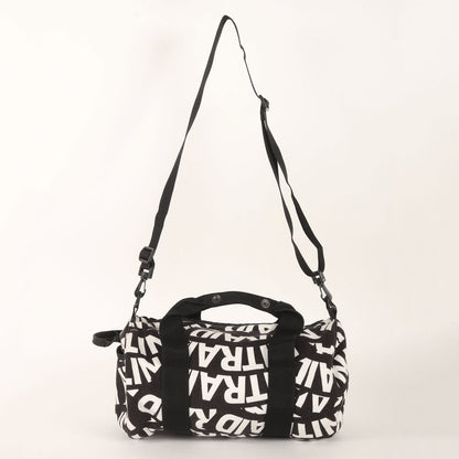 00s ブランドロゴ柄 スウェット ドラムバッグ / ショルダーバッグ