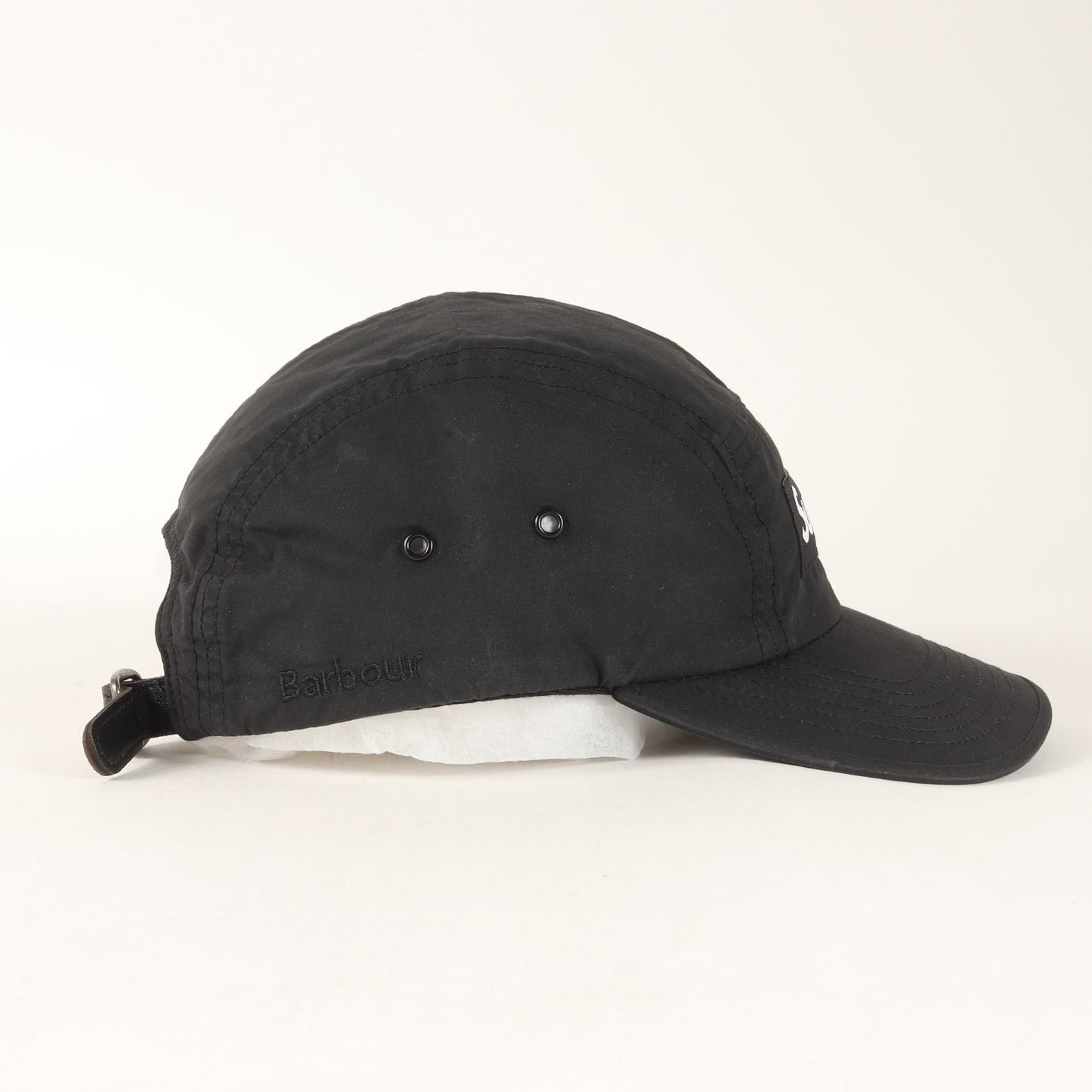 20SS ×Barbour ワックスドコットン BOXロゴ キャンプキャップ(Waxed Cotton Camp Cap)