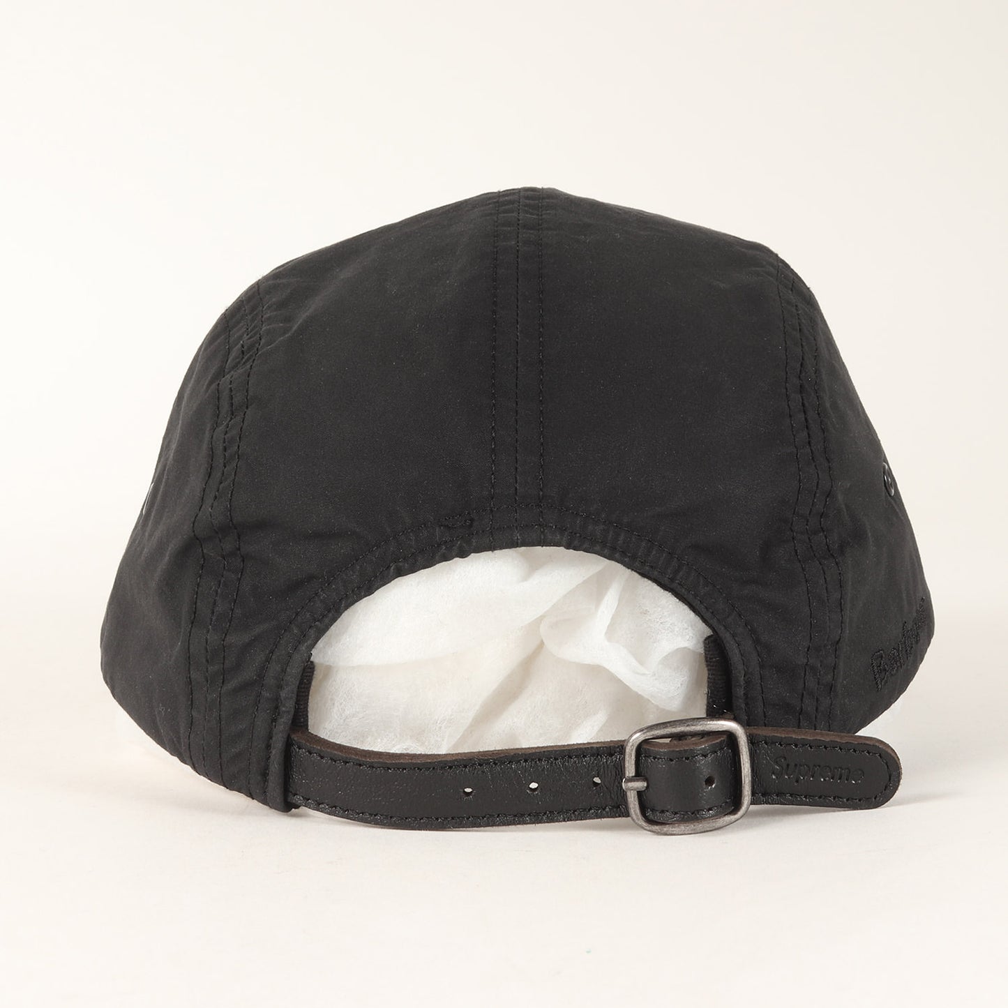 20SS ×Barbour ワックスドコットン BOXロゴ キャンプキャップ(Waxed Cotton Camp Cap)