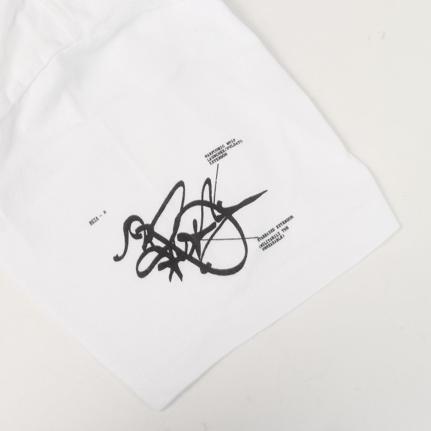 20SS ×Rammellzee グラフィック Tシャツ(Tag Tee)
