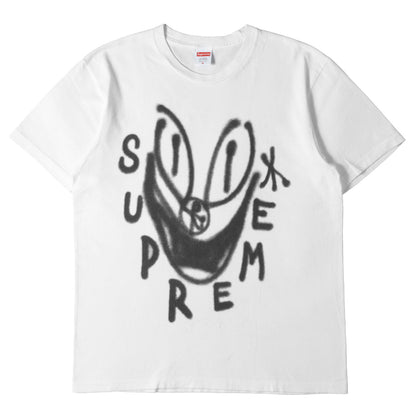×sancheeto スプレー グラフィック Tシャツ(Smile Tee)