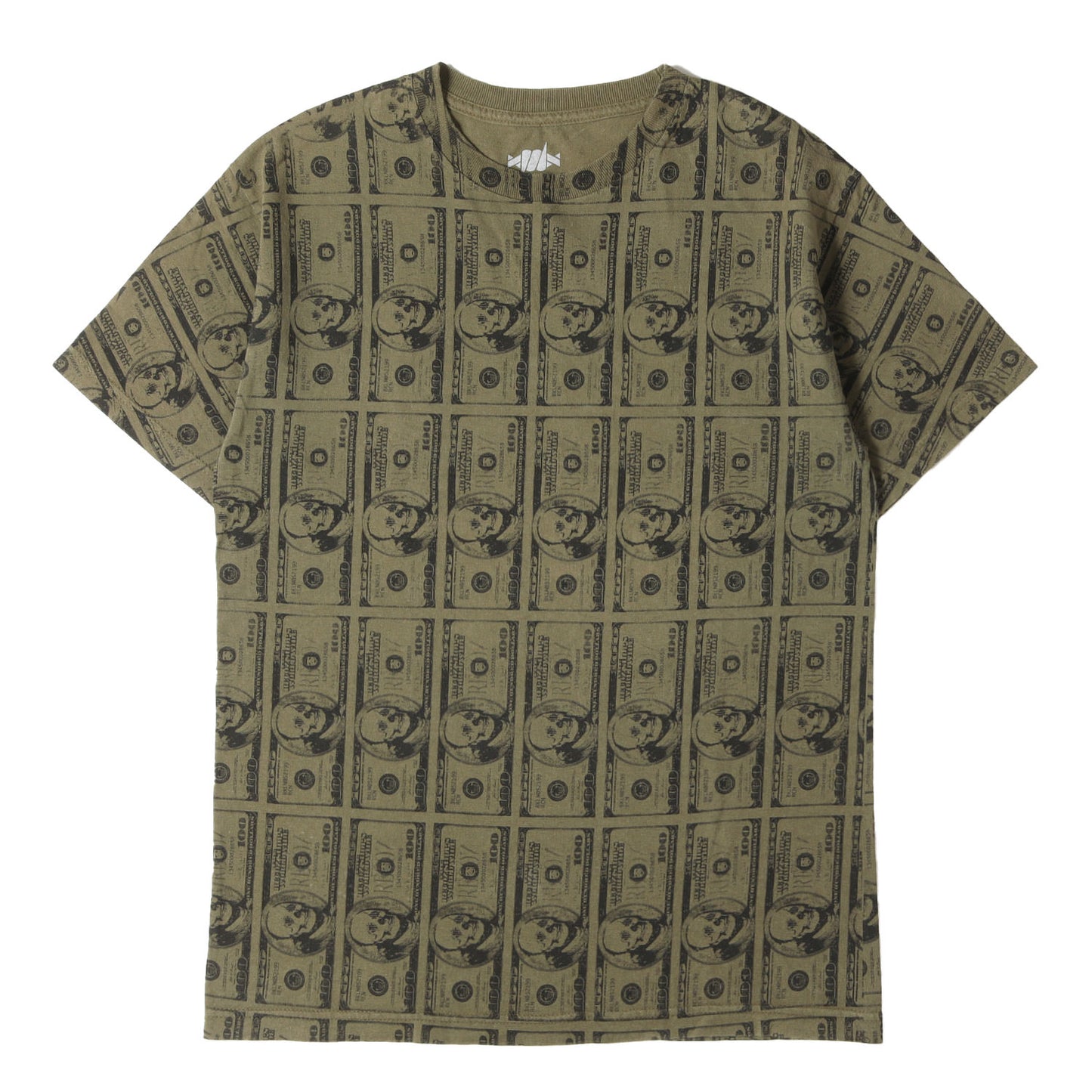 00s ドル札 全面グラフィック Tシャツ