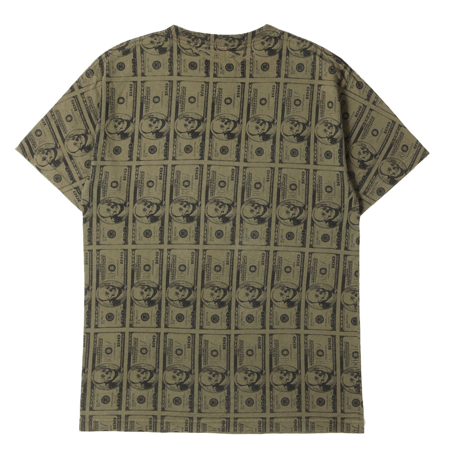 00s ドル札 全面グラフィック Tシャツ