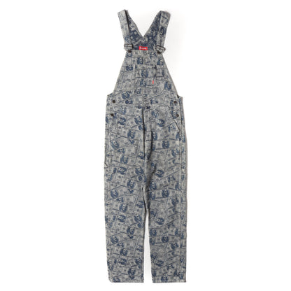 100ドル札柄 ジャガード デニム オーバーオール(100 Dollar Bill Overalls)