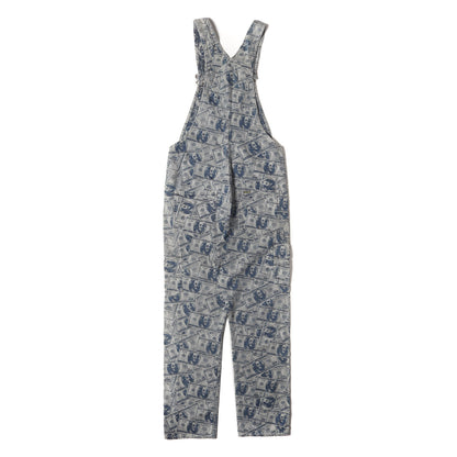 100ドル札柄 ジャガード デニム オーバーオール(100 Dollar Bill Overalls)
