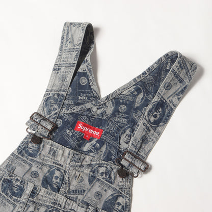 100ドル札柄 ジャガード デニム オーバーオール(100 Dollar Bill Overalls)
