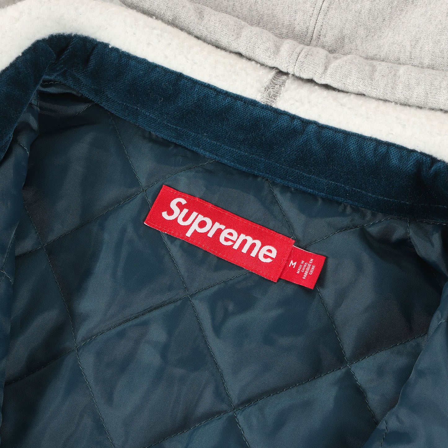 25AW フード付き 裏地キルティング ベルベット シャツ(Quilted Lined Hooded Velvet Shirt)