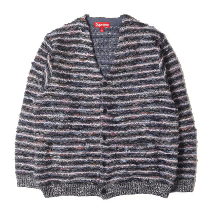 25AW テクスチャード ボーダー ニット カーディガン(Textured Cardigan)