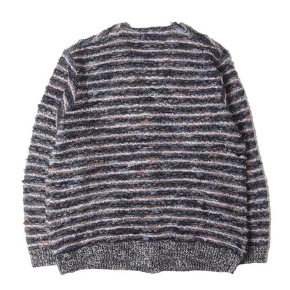 25AW テクスチャード ボーダー ニット カーディガン(Textured Cardigan)