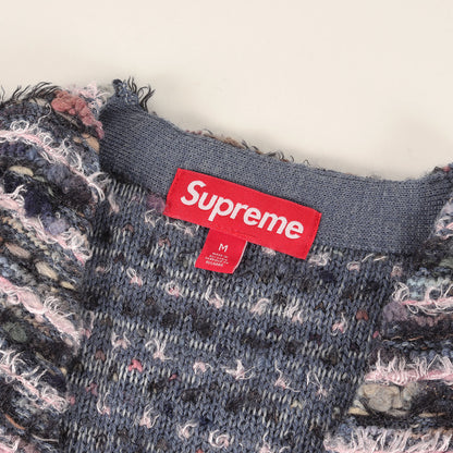 25AW テクスチャード ボーダー ニット カーディガン(Textured Cardigan)