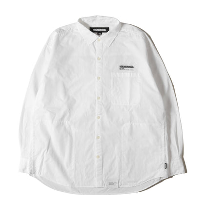 23SS ブランドロゴ コットンブロード トラッドシャツ(TRAD SHIRT LS)