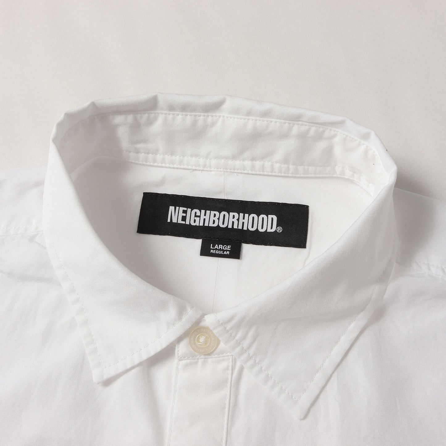 23SS ブランドロゴ コットンブロード トラッドシャツ(TRAD SHIRT LS)