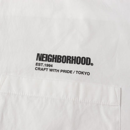 23SS ブランドロゴ コットンブロード トラッドシャツ(TRAD SHIRT LS)