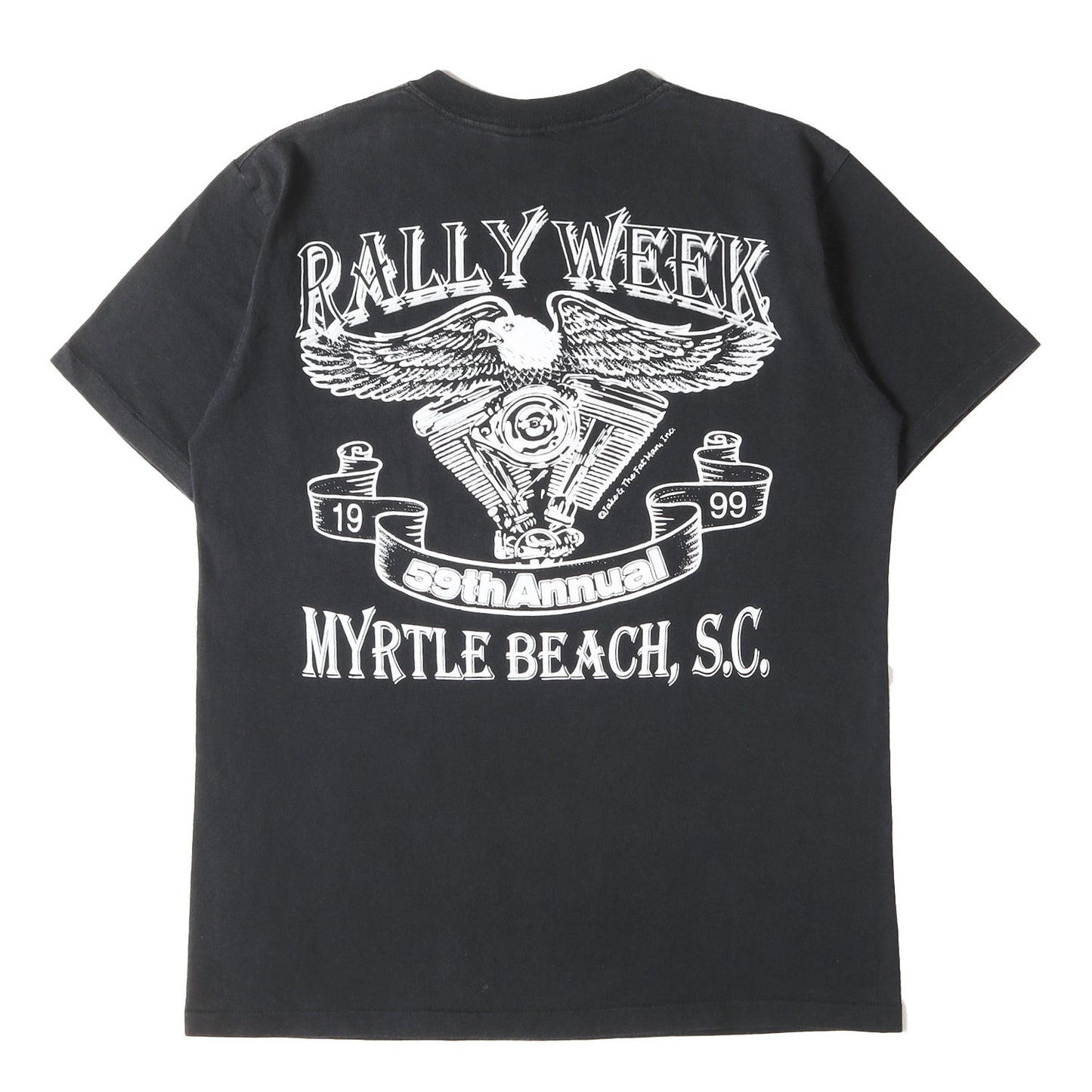 90s MYRTLE BEACH RALLY WEEK バイクイベント Tシャツ USA製