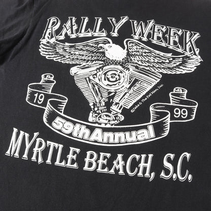 90s MYRTLE BEACH RALLY WEEK バイクイベント Tシャツ USA製