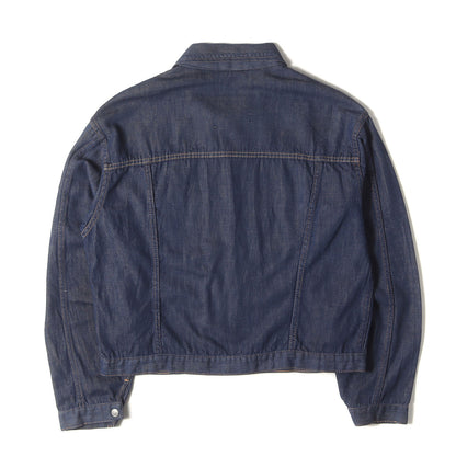 [濃紺 短丈ボックス] 70s バットダイ デニムジャケット J.C.Penney RANCH CRAFT